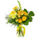 Yellow bouquet of roses and chrysanthemum. Puerto Rico